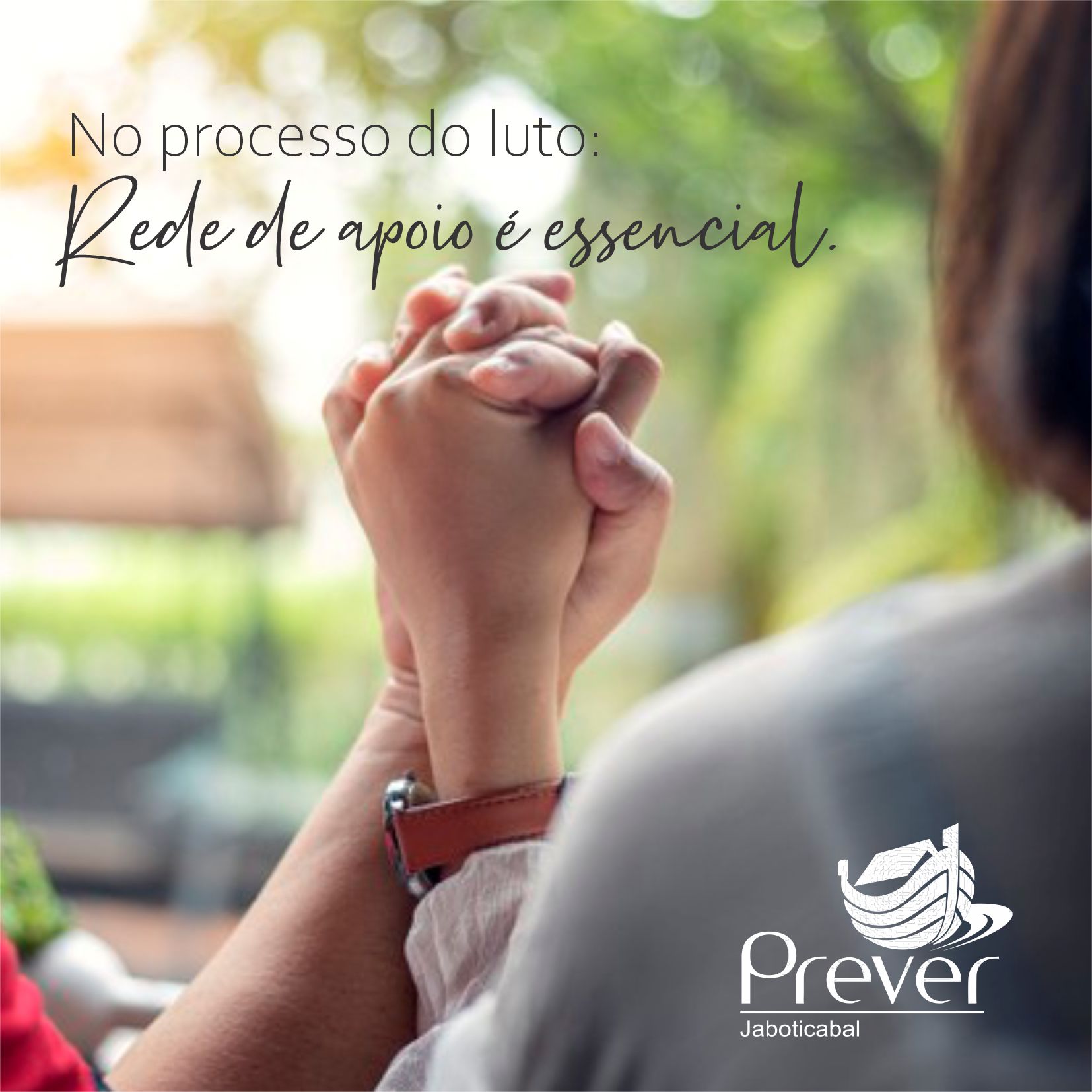 Rede de apoio é essencial para pessoa enlutada