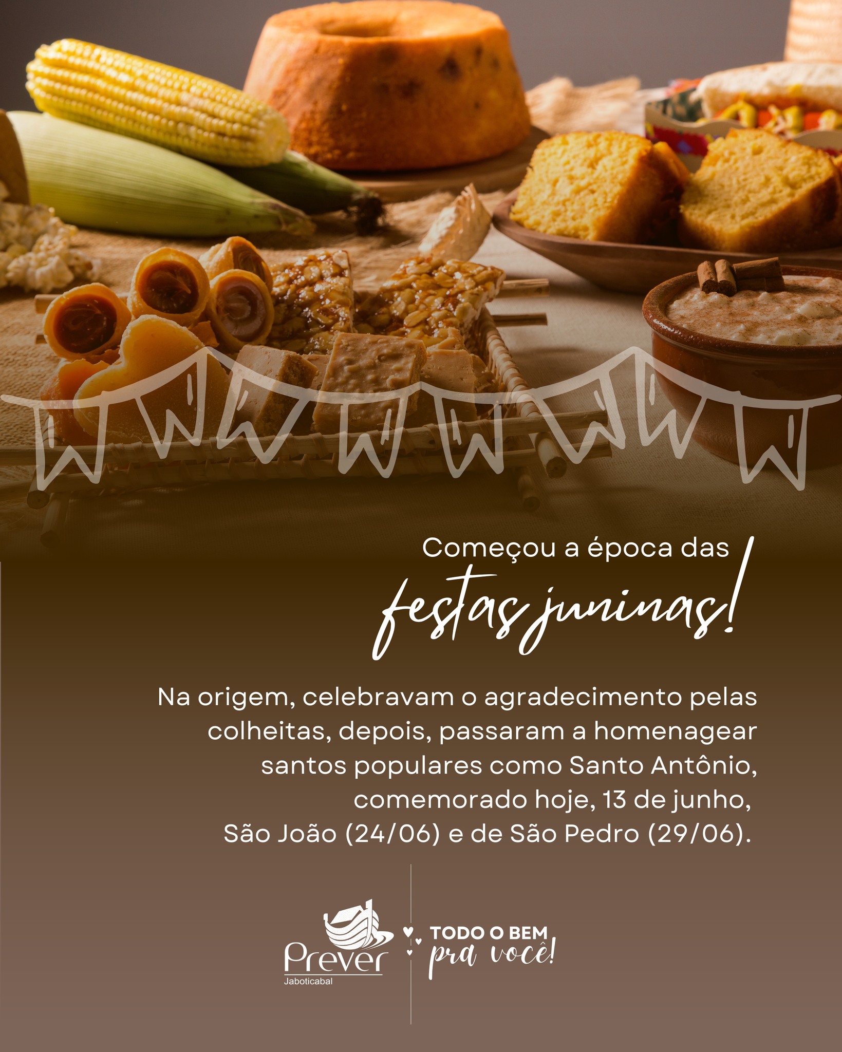 Começou a época das festas juninas!