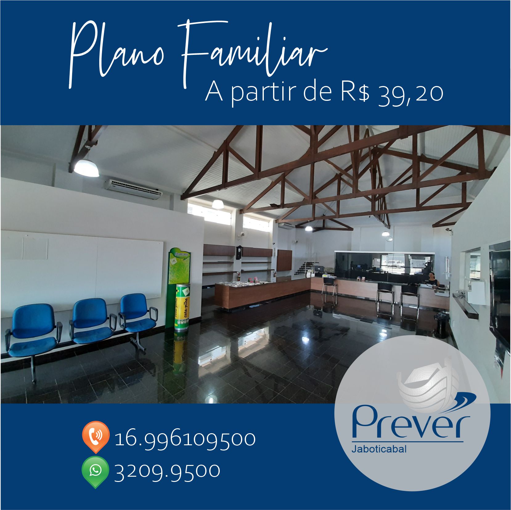 Prever Jaboticabal tem Plano Familiar a partir de R$ 39,20