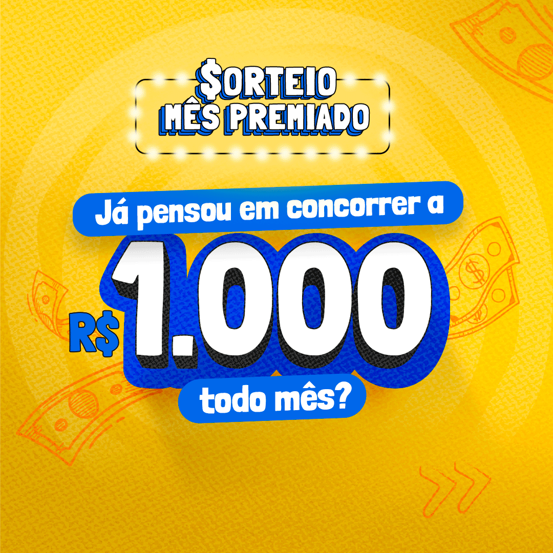 SORTEIO MÊS PREMIADO