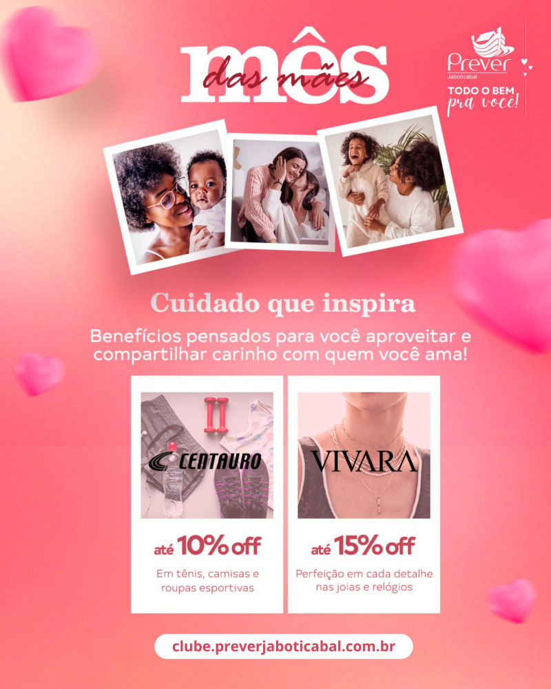 O Dia das Mães está chegando!