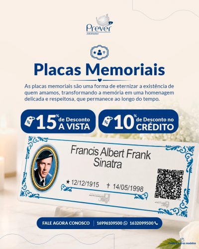  PLACAS MEMORIAIS | UMA HOMENAGEM QUE PERMANECE ?