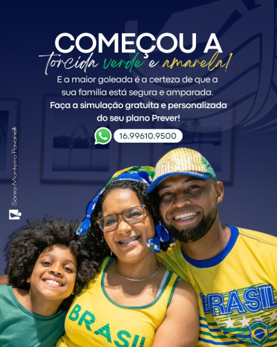 ????????Começou a maior festa do futebol e o coração bate mais forte na torcida pelo verde e amarelo, não é mesmo?! 
